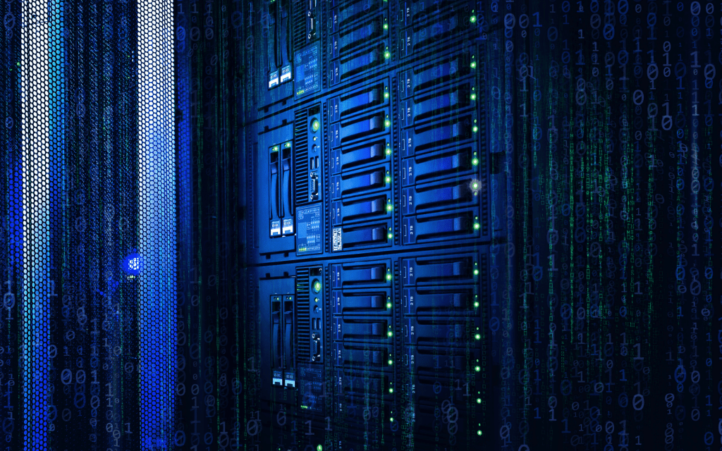 Data Center Server Blue High-performance computing liquid cooling technology - JetCool