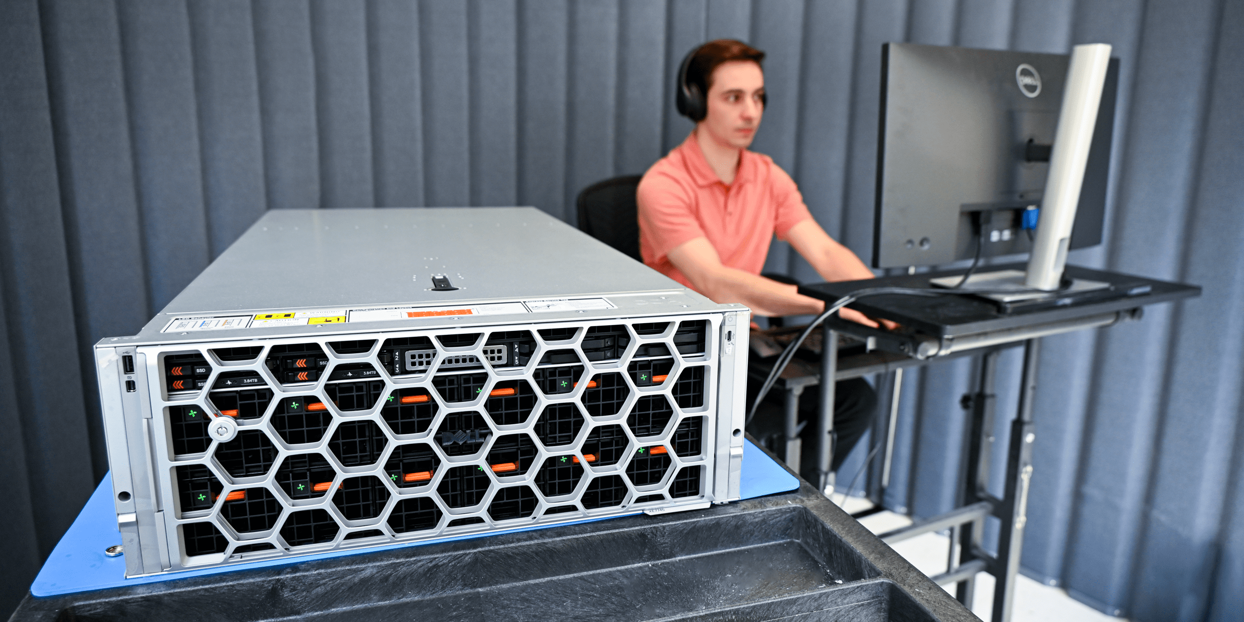 XE7745 Testing Liquid-Cooled Dell XE7745